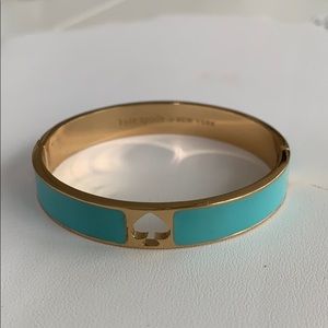 Kate Spade bangle bracelet- turquoise/gold. New